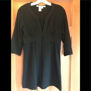 Max Studio Embroidered V-Neck Tunic